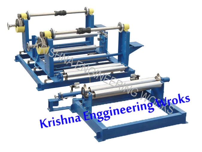 Rewinding Machine with Web Guiding System